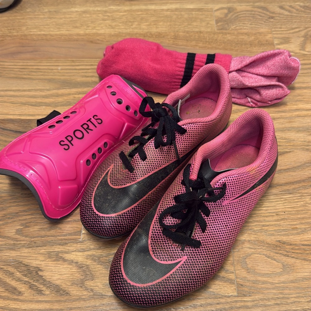 adidas Kids Sneakers Pink and Black